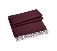 COOZO B500 Unisex Classic Woven Scarf - Burgundy - One Size