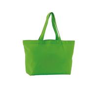 COOZO EarthAware Organic Twill Shopper Bag Rustic Practical Carry Handles Sustainable Accessories - Apple Green - One Size