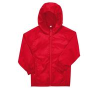 COOZO Kids' Classic Lightweight Water-Resistant Windbreaker - 100% Recycled Polyester | Packable with Pocket, Unisex for Kids to Teens