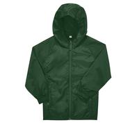 COOZO Kids' Classic Lightweight Water-Resistant Windbreaker - 100% Recycled Polyester | Packable with Pocket, Unisex for Kids to Teens