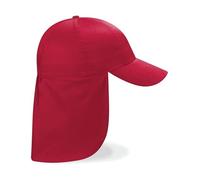 COOZO Kids Legionnaire Style Cap - Classic Red - One Size