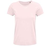 COOZO Ladies Crusader Organic T-Shirt - Pale Pink - 2XL