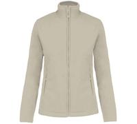 COOZO Ladies Maureen Micro Fleece Jacket - Beige - XL