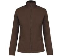 COOZO Ladies Maureen Micro Fleece Jacket - Chocolate - 2XL