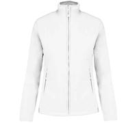 COOZO Ladies Maureen Micro Fleece Jacket - White - XS