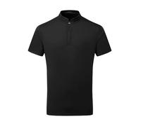 COOZO Men's Classic Fit Essential Coolchecker Short Sleeve Chef's Shirt - Black - XL