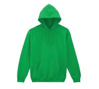 COOZO Men's Classic Hooded Sweatshirt - Irish Green - S