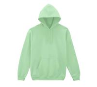COOZO Men's Classic Hooded Sweatshirt - Mint Green - M