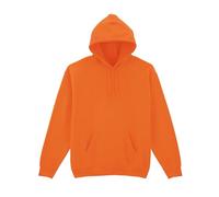COOZO Men's Classic Hooded Sweatshirt - Safety Orange - M