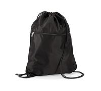 COOZO Metal Eyelets Functional Pockets Water Resistant Premium Gymsac - Black - One Size