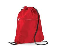 COOZO Metal Eyelets Functional Pockets Water Resistant Premium Gymsac - Classic Red - One Size