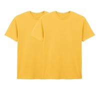 COOZO Pack of 2 Men's Classic Fit Blank Short Sleeve T-Shirts - 2 x Daisy - 4XL