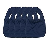 COOZO Pack of 5 Cotton Baby Bib Bundles - Nautical Navy - One Size