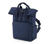 COOZO Recycled Mini Twin Handle Roll-Top Backpack - 100% Recycled Polyester | Small and Practical, Capacity 9 Litres | Portable