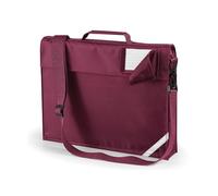 COOZO Unisex Junior Book Bag with Strap - Burgundy - One Size