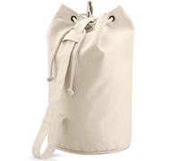 COOZO Unisex Large Capacity Canvas Duffle - Natural - One Size