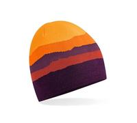 COOZO Unisex Mountain Peaks Pull-On Beanie Recycled Polyester Sustainable Fashion Winter Accessory Cold-Weather Hat Outdoors - Desert Peaks - One Size