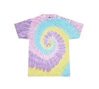 COOZO Unisex Tie-Dye T-Shirt - Jelly Bean - XL