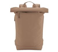 COOZO Water-Resistant Simplicity Backpack Lite Roll-top Rucksack fits 11 inch Laptop/Tablet - Hazelnut - One Size