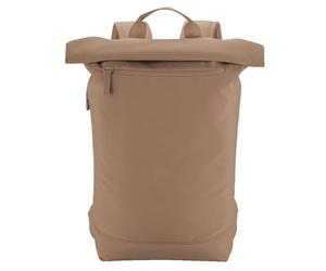 COOZO Water-Resistant Simplicity Backpack Lite Roll-top Rucksack fits 11 inch Laptop/Tablet - Hazelnut - One Size