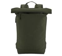COOZO Water-Resistant Simplicity Backpack Lite Roll-top Rucksack fits 11 inch Laptop/Tablet - Pine Green - One Size