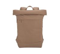 COOZO Water-Resistant Simplicity Backpack Roll-top Rucksack fits 15.6 inch Laptop Recyled Polyester Sustainable Fashion Accessories Bag Comfortable Carry Handle - Hazelnut - One Size