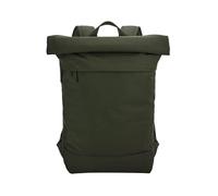 COOZO Water-Resistant Simplicity Backpack Roll-top Rucksack fits 15.6 inch Laptop Recyled Polyester Sustainable Fashion Accessories Bag Comfortable Carry Handle - Pine Green - One Size