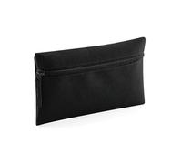 COOZO Zipped Main Compartment Easy Care Lightweight Pencil Case - Black - One Size