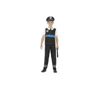 Cop Boys Fancy Dress Policeman Officer Uniform Occupation Kids Childrens - boys costume fancy dress cop police childs officer uniform outfit pc book