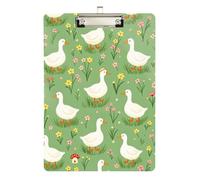 cop clipboard Funny Animal Lover Silly Gooses Waterproof for Volleyball Baseball Coaches Size 9 x 12.5 Tabla para escribir