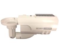 Cop Security 15-CDM16 Solar Powered Fake Dummy Security Camera, White