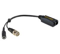 COP Security 15-U101P Balun-Twisted BNC Plug to RJ-45 Jack (Black)