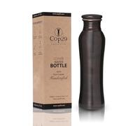 COP29 Handmade Pure Copper Fairy Glossy Hammered Water Bottle : An Ayurvedic Copper Vessel, Gift Packing- 900ml/30oz
