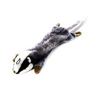 Copa Judaica Chewish Treat Chutzpah The Badger Squeaker Plush Dog Toy, 22.5 by 7-Inch, Multicolor
