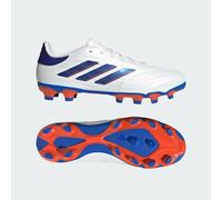adidas COPA Pure II League Football Boots Multi Ground, Cloud White/Lucid Blue/Solar Red, 7.5 UK
