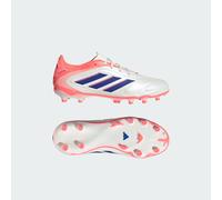 adidas Unisex Children's Copa Pure Iii League Firm Multi Ground Football Boots Kids Football Boots, Off White Lucid Blue Signal Coral, 13.5 UK