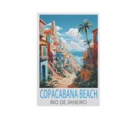 Copacabana Beach Rio De Janeiro，Puzzle 1000 Pieces Paper Puzzle Adult Children'S Educational Toy Family Decompression Game（50x70cm）-FS48