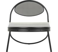 Copacabana Outdoor Chair Matt Black/ Leslie Stripe 020