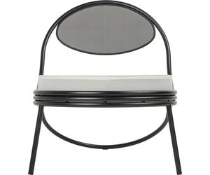 Copacabana Outdoor Chair Matt Black/ Leslie Stripe 020