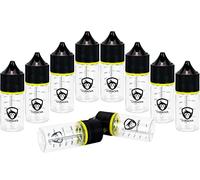 Copackr Chubby Gorilla V3 10 x 30 ml Stubby Dropper Bottles, Plastic Bottles, Perfect for Travel, with Childproof Cap