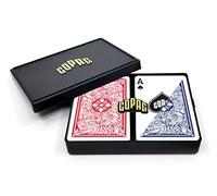 Copag Playing Cards, Copa Casino Design, Narrow Size, Standard Index, Red/Blue