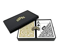 Copag Poker Size Jumbo Index 1546 Playing Cards (Black Gold Setup)