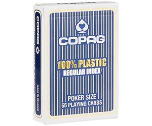 Copag Poker Size Regular Face Playing Cards (red or Blue)