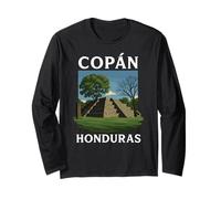 Copan Honduras Mayan Ruins Travel 504 Tegucigalpa Honduran Long Sleeve T-Shirt
