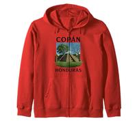 Copan Honduras Mayan Ruins Travel 504 Tegucigalpa Honduran Zip Hoodie