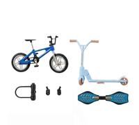 Copbopwn 6 Pack Finger Scooter Foldable Mini Scooter Finger Toy Finger Bike Toys with Locks Cool Finger BMX Fun Stunt Scooter for Kids Adults Finger Training Party Favors Desk Decor Birthday Presents