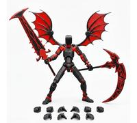 Copbopwn T13 Action Figure Fully Assembled 3D Printed Robot 14cm Multi-Jointed Movable Dummy 13 with Cool Accessories & Hands Titan 13 Desktop Decoration & Collectible Gift for Kids Boys Girls Adults