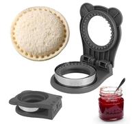 Copbopwn Uncrustable Sandwich Maker Sealer Cutter Sandwich Cutters for Children Circle Shape Stainless Steel Sandwich Sealers and Veggie Cutters Bread Sandwiches Pocket Sandwiches