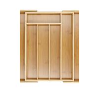 Copco Bamboo Expandable Drawer Organiser, 35.5cm x 25.5cm x 5cm in Brown | Size: 35.5 cm x 25.5 cm x 5 cm Copco Brown 35.5 cm x 25.5 cm x 5 cm