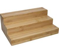 Copco Bamboo Three Tier Cupboard Shelf Organiser, Display Boxed, Wood, Brown, 3